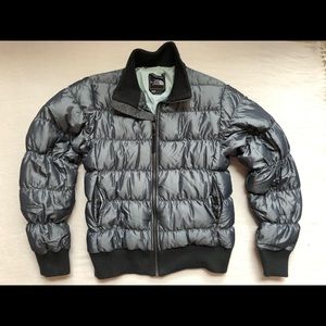 retro-style North Face puffer jacket